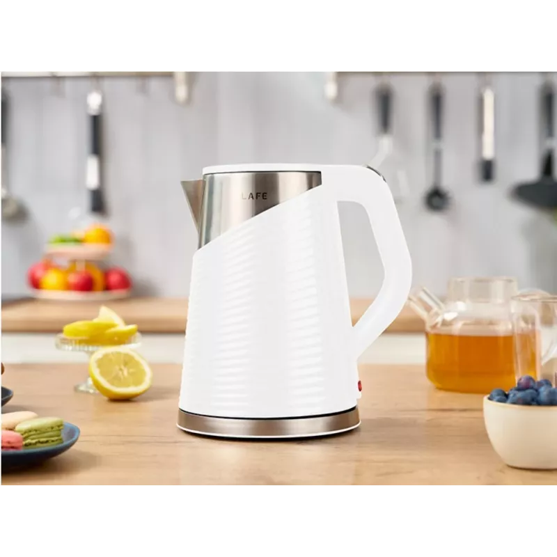 Chaleira elétrica LAFE 1,8L 2200W branco