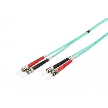 Cabo de patch de fibra ótica Digitus OM3 ST/ST 2m