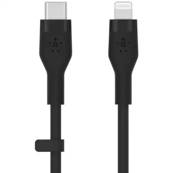 Cabo Lightning 2m Belkin CAA009BT2MBK USB C para Lightning Preto