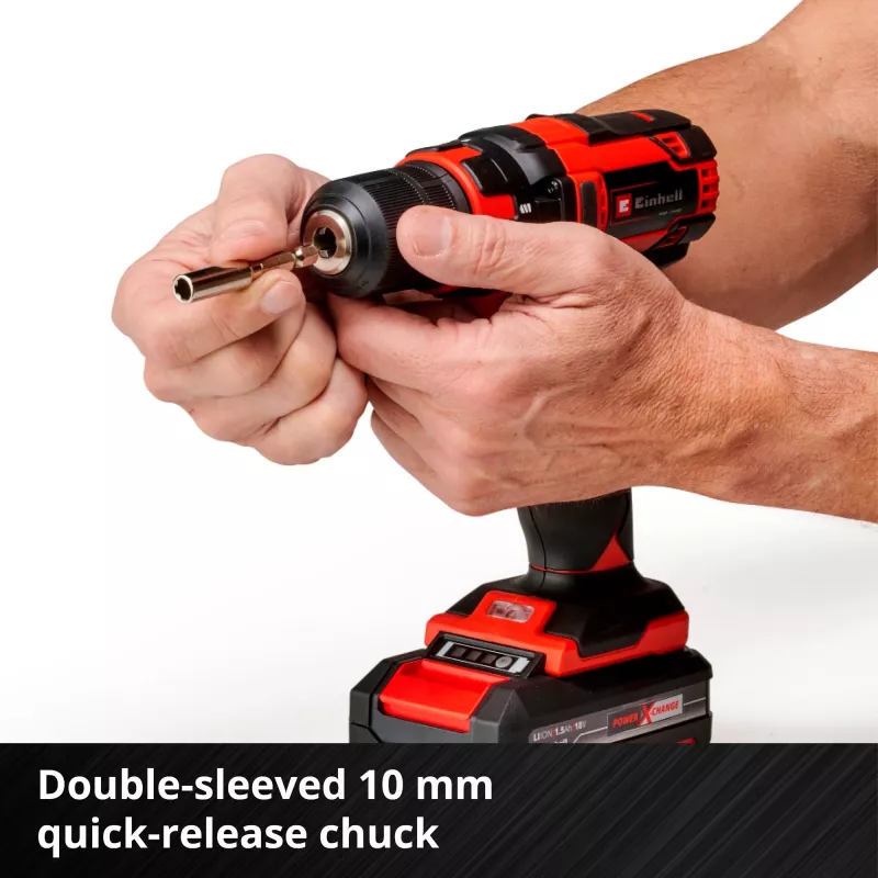 Parafusadeira com bateria Einhell 4513914, 18V ião de lítio, 185x63x188 mm