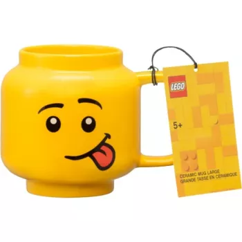 LEGO Caneca de cerâmica Silly, grande amarela