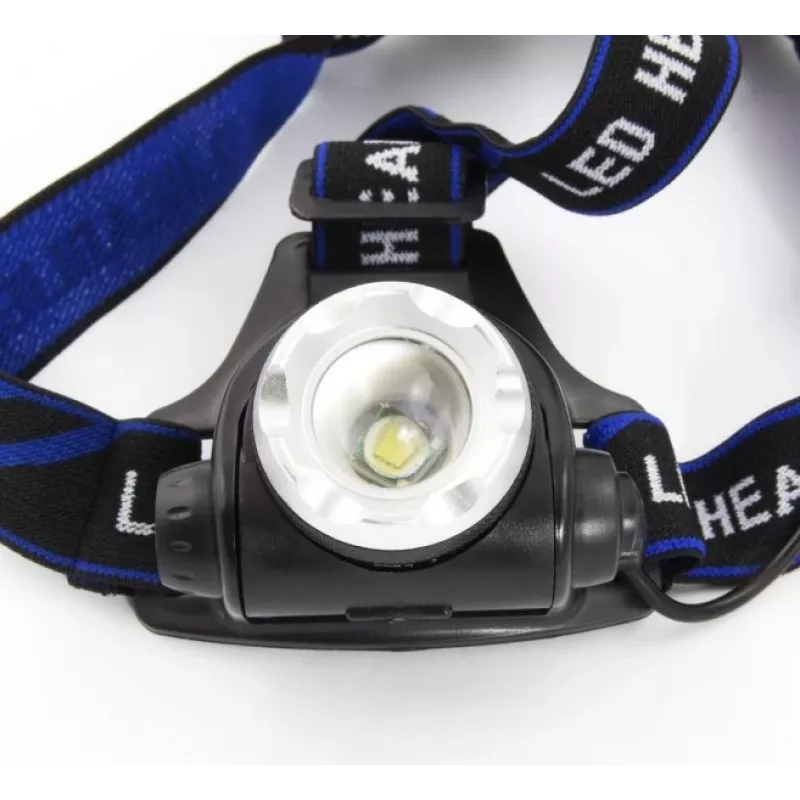 Lanterna de cabeça ESPERANZA EOT005 — LED Cree T6, 3W, 600 lm, AA x2, corpo em alumínio, à prova de água, resistente a impactos, faixa ajustável
