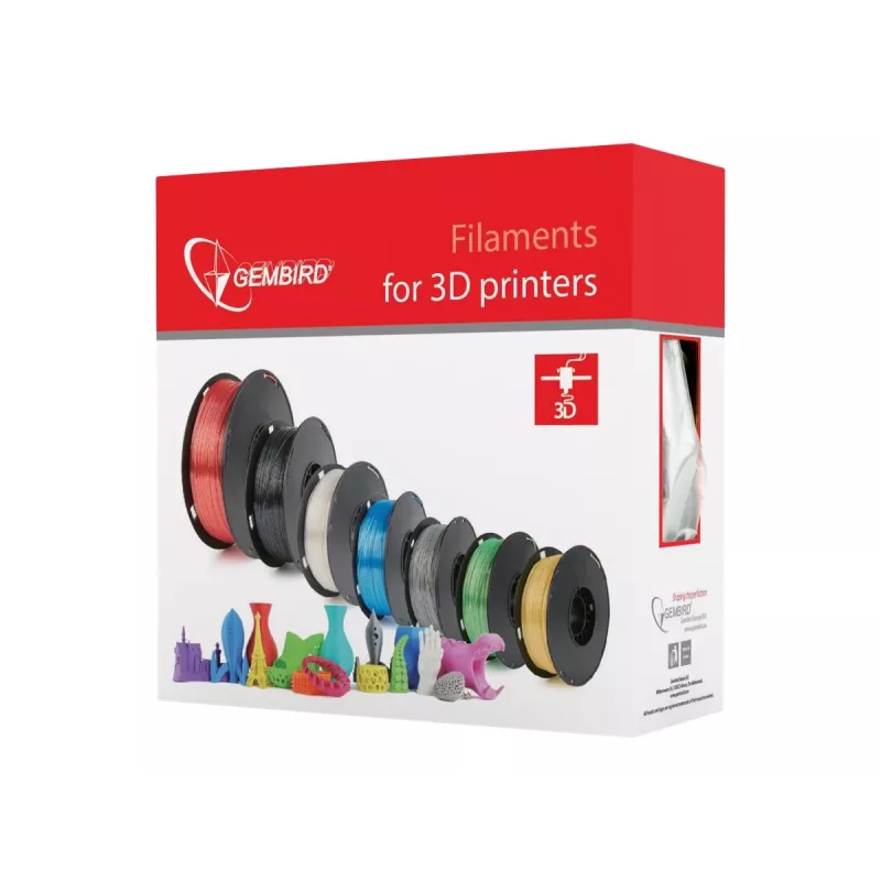 GEMBIRD 3DP-PLA1.75-01-PR Filamento Gembird PLA Roxo 1,75 mm 1 kg