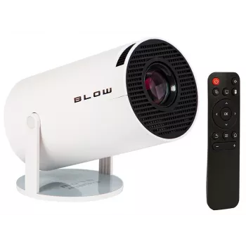 Projetor Wi-Fi com comando à distância Android TV 130 polegadas 4K Full HD HY300 Pro LED