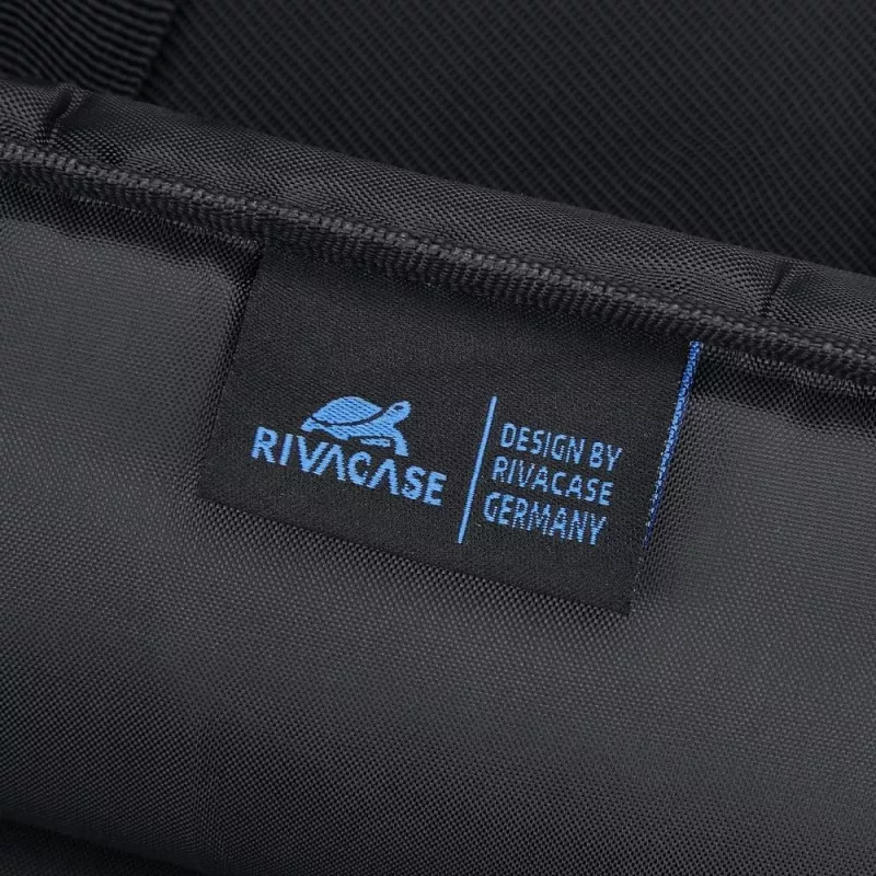 Pasta Rivacase 8036 40,6 cm 16 polegadas preto com pega e alça de ombro
