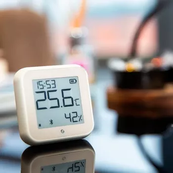 Sensor de temperatura e humidade Shelly Plus H&T Gen. 3 (marfim) - Shelly