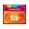 Transcend - Cartão de memória flash - 1GB - 133x - Cartão CompactFlash (TS1GCF133)