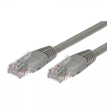 Cabo de rede Cat.6 RJ45 UTP 0,5 m cinzento
