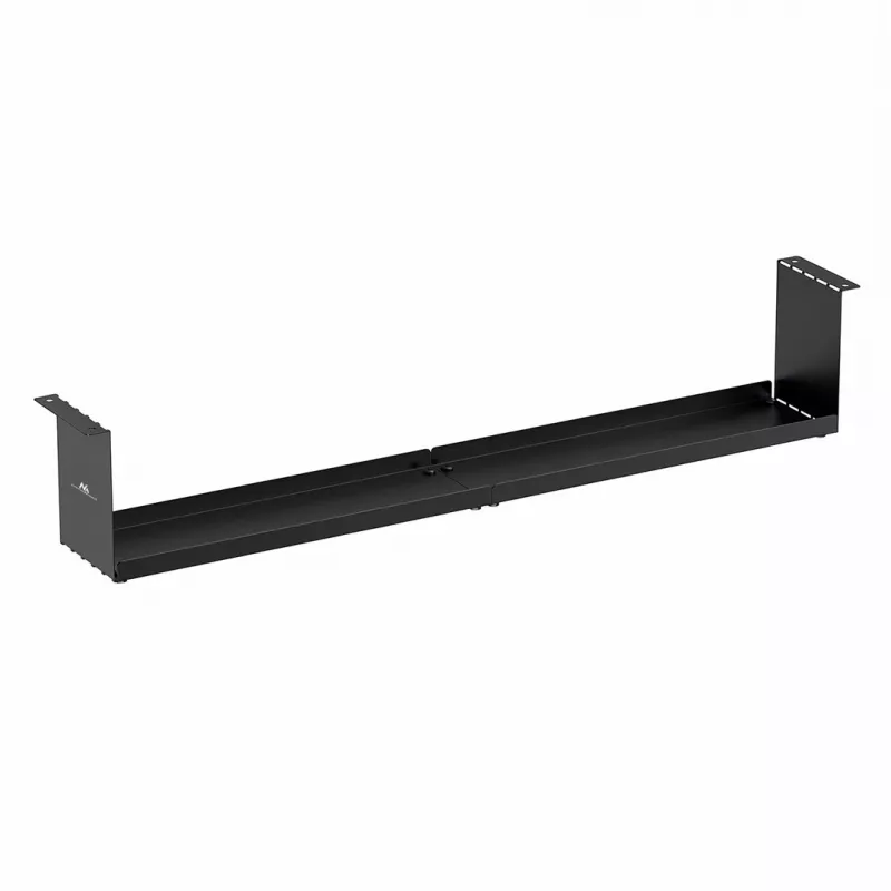 Organizador de cabos compacto Maclean para debaixo da secretária, carga máx. 5 kg, preto, MC-107 B
