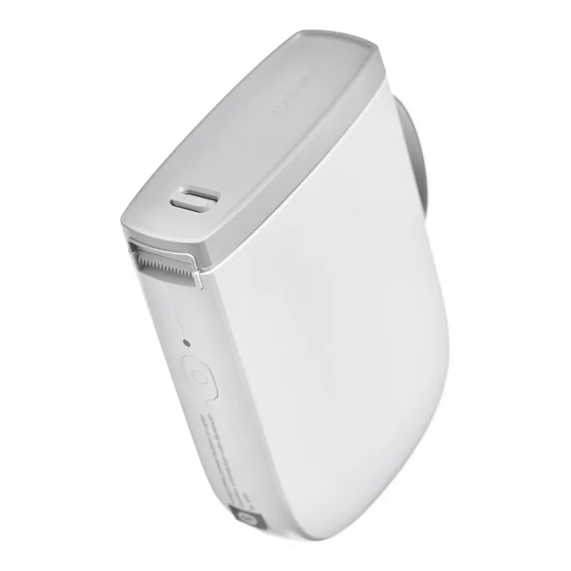 Impressora de etiquetas portátil NIIMBOT D11H branca com Bluetooth — etiquetadora compacta de mão