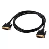 Cabo DVI-D Dual-Link Akyga AK-AV-06 (24+1), ficha macho para ficha macho, 1,8 m, preto