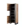 Estante WOOD 65x40x170,5 carvalho Wotan + antracite