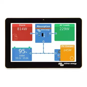 Monitor touchscreen GX Touch 50 de 5 polegadas da Victron Energy — com conectividade Bluetooth