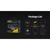 Nitecore HC70 UHE lanterna de cabeça, 1600 lm, 6 LED, IP68, recarregável por USB, alumínio, 172 g, preta