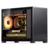 Caixa de PC Jonsbo D32 STD + refrigeração líquida completa TRYX PANORAMA SE, ARGB - 240 mm, preto