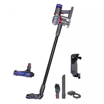 Aspirador de pó com bateria Dyson V8 Advanced 2-em-1, sem saco, níquel, prateado