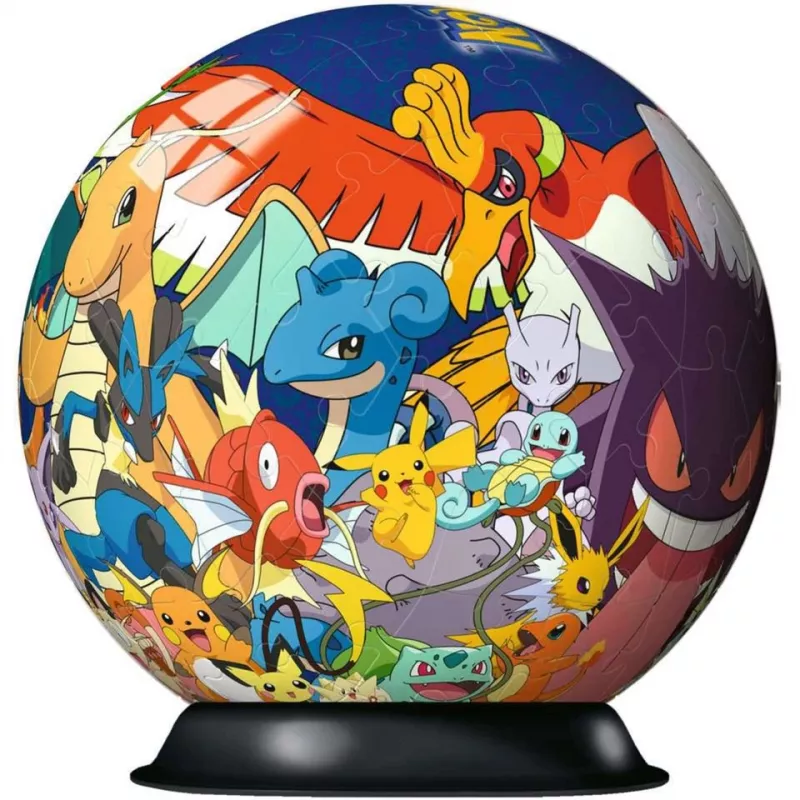 Puzzle 3D Ravensburger Pokémon 72 unid. desenhos animados
