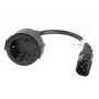 Cabo de alimentação Lanberg CA-C14E-10CC-0018-BK preto 0,18 m conector macho C14 (CA-C14E-10CC-0018-BK)