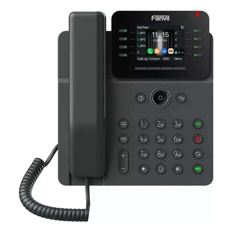 Telefone IP Fanvil V62W preto