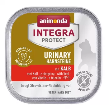 Animonda Integra Protect Harnsteine (cálculos urinários) comida húmida para gatos com vitela
