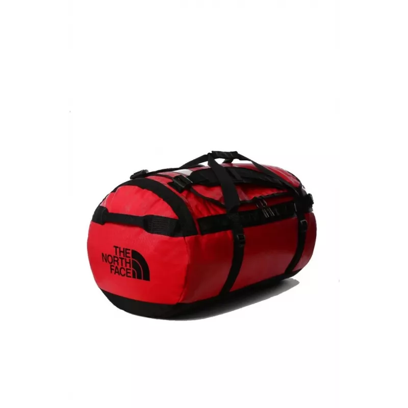 Saco de viagem The North Face Base Camp Duffel L 95 L poliéster preto, vermelho