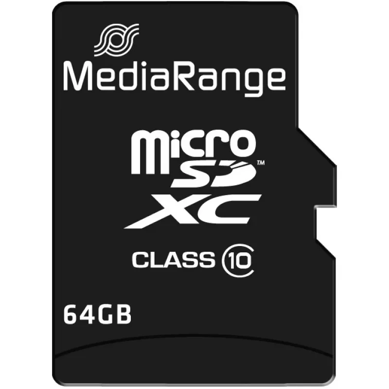 Cartão de memória MediaRange 64GB MicroSDXC Class 10 MR955