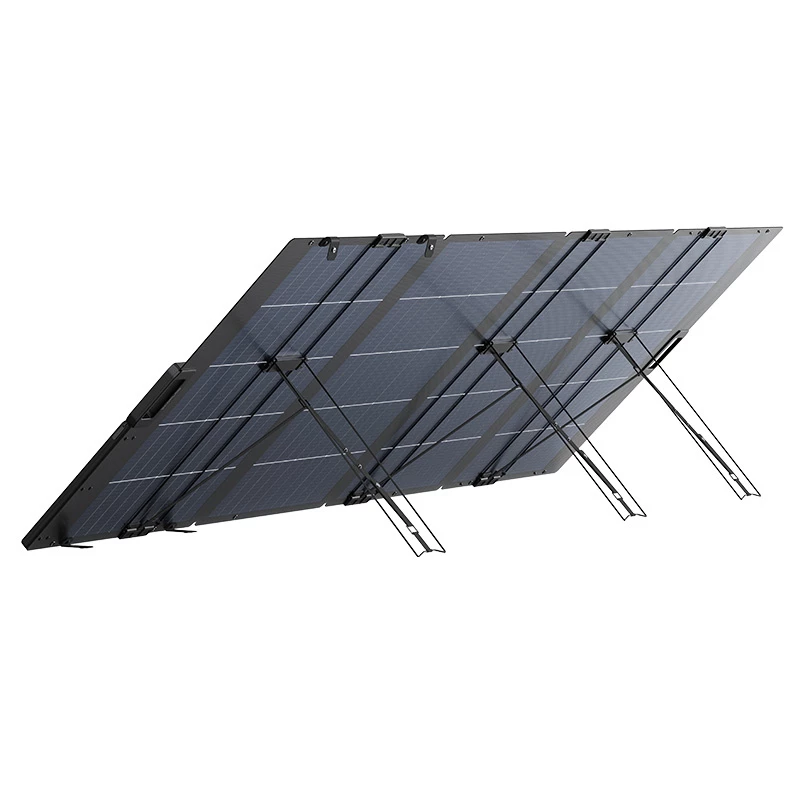 Painel solar leve EcoFlow 400W silício monocristalino