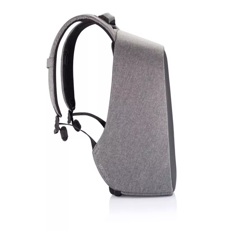 XD Design Bobby Hero Regular P705.292 mochila antirroubo, portátil de 15,6 polegadas, tablet de 12,9 polegadas, 16 l, porta de carregamento USB, bolso RFID, cinzento