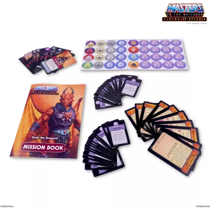 Masters of the Universe Fields of Eternia - Enter the Dragons, expansão de jogo de tabuleiro