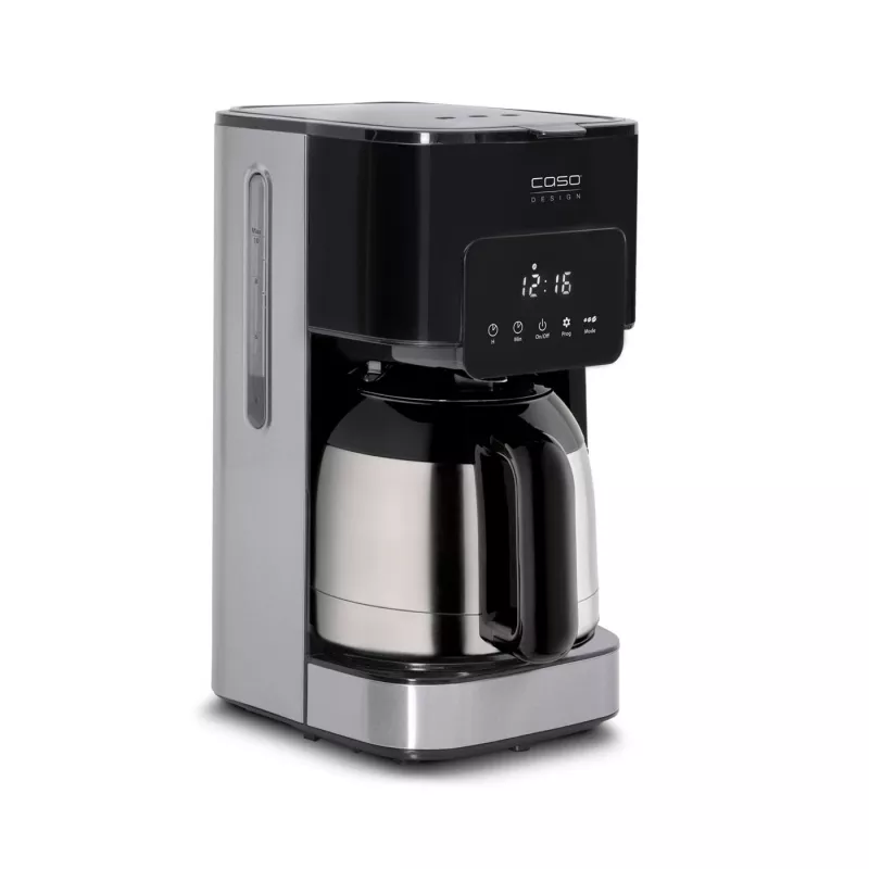 Caso | Máquina de café com duas jarras isotérmicas | Taste & Style Duo Thermo | Máquina de café de filtro | 800 W | preto/aço inoxidável