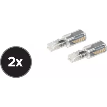 Desenrolador de cabos ShiverPeaks 71216-S-SET2 — proteção anti-torção para cabos de auscultador de telefone