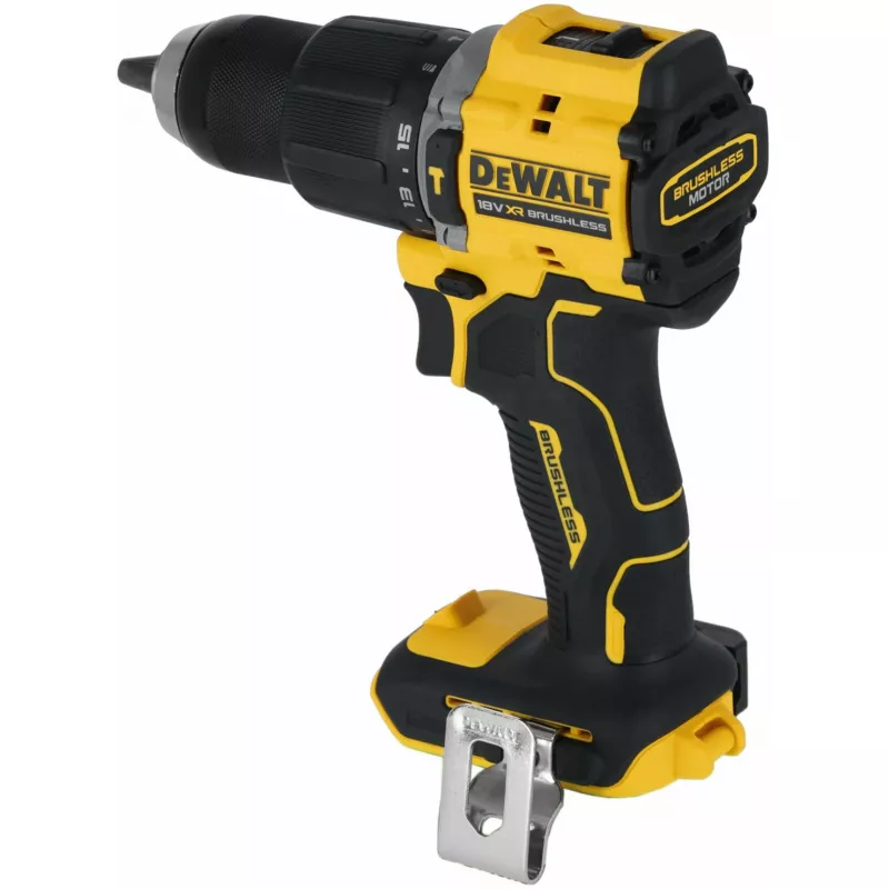 Berbequim aparafusador com bateria DeWalt DCD799NT-XJ 18V motor sem escovas design compacto