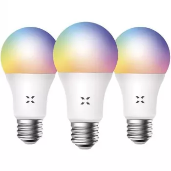 XENON Smart X7021 lâmpada LED RGB inteligente, 9 W, Wi-Fi, Bluetooth, branco