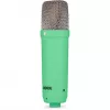 NT1 Signature + cabo XLR + braço de estúdio de secretária, microfone verde-claro, bundle