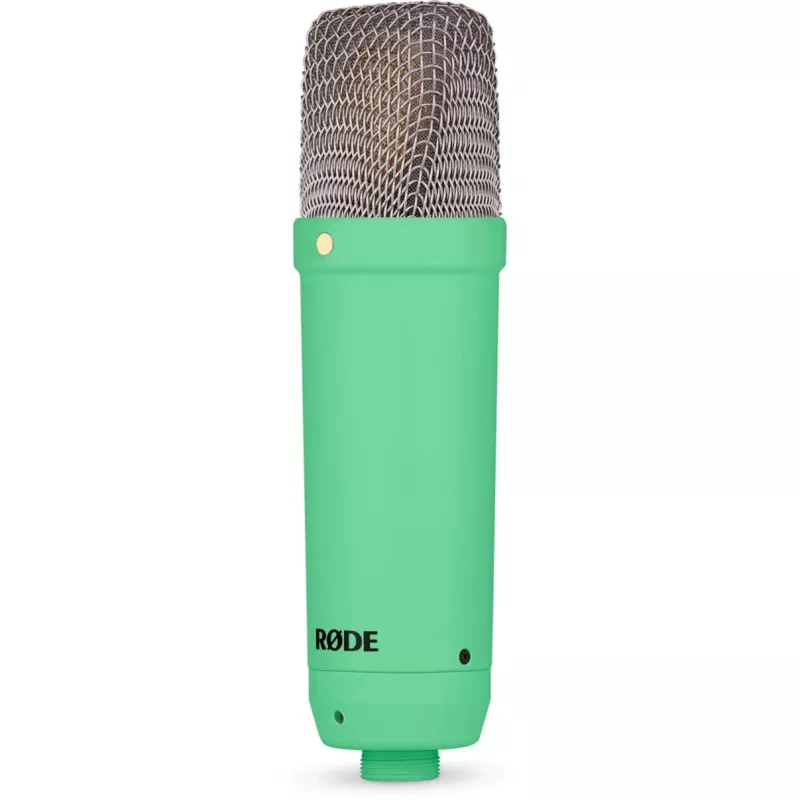 NT1 Signature + cabo XLR + braço de estúdio de secretária, microfone verde-claro, bundle