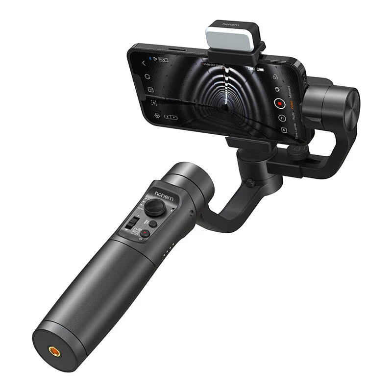 Gimbal de 3 eixos para smartphone Hohem iSteady Mobile+ Kit iSM5K — estabilização de 3 eixos, compatibilidade com smartphone