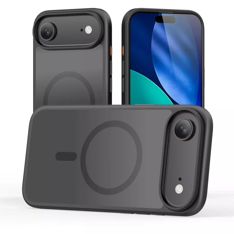 StyleShell INVISIO, capa de telemóvel preta, iPhone 17 Air, compatível com MagSafe