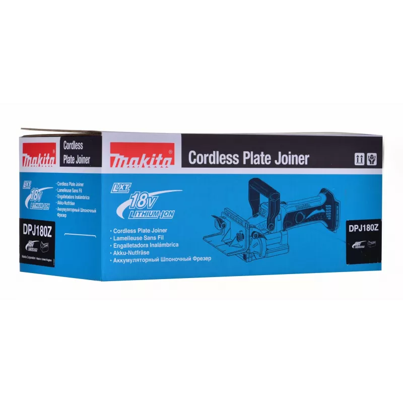Fresadora de ranhuras plana a bateria Makita DPJ180Z 18V