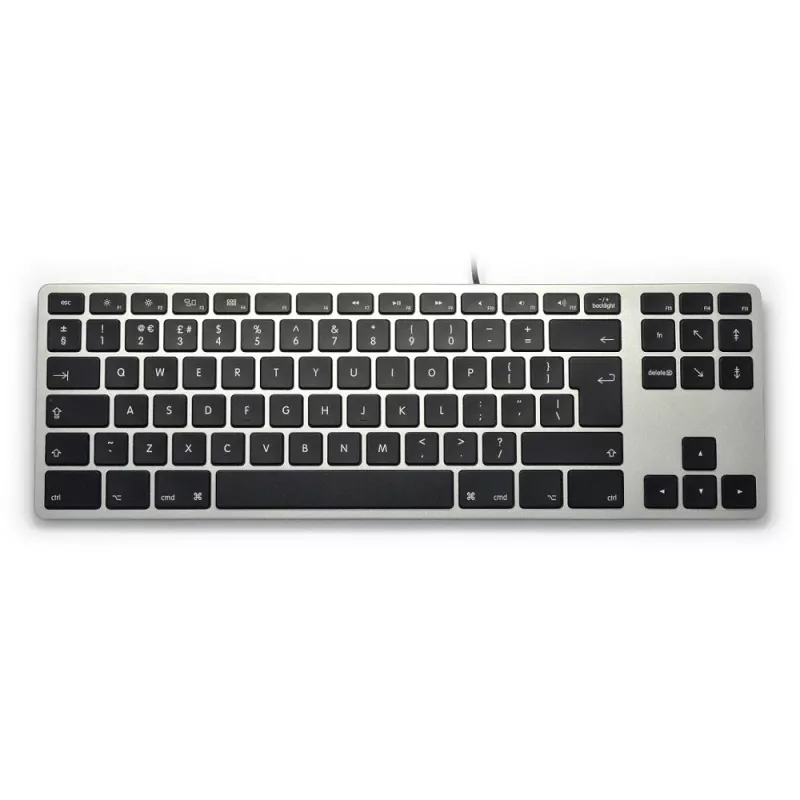 Teclado Alumínio Mac Tenkeyless RGB Space Gray