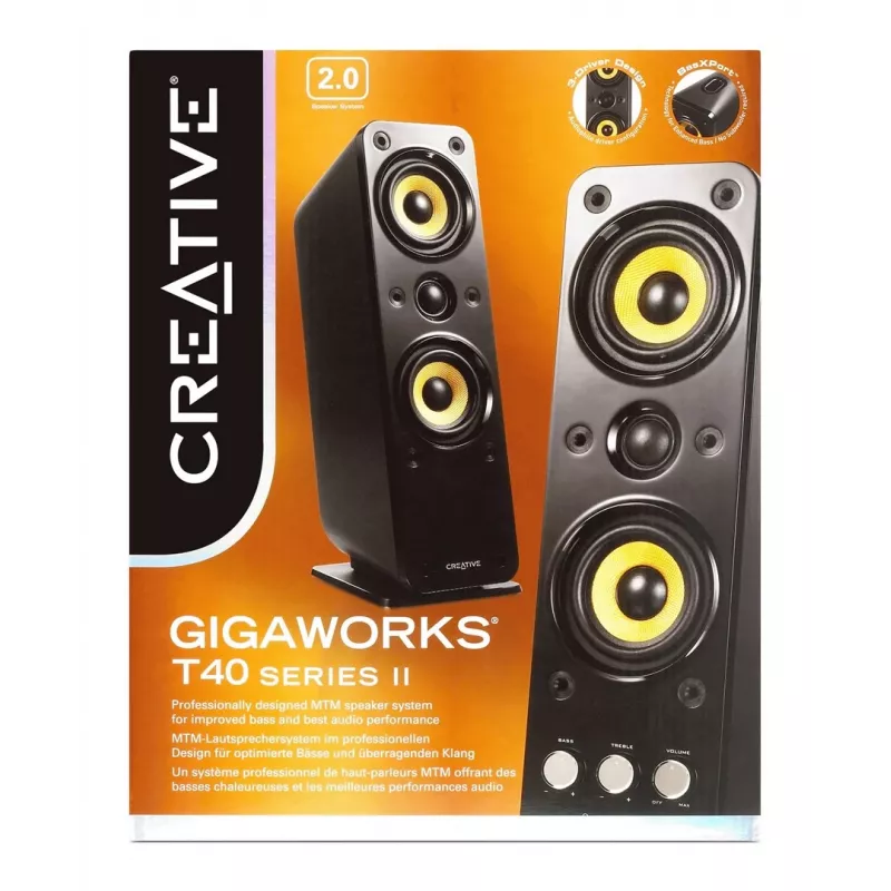 CREATIVE GigaWorks T40 Series II altifalantes 2.0 high-end