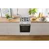 Fogão a gás independente com forno Gorenje GG5A10WFFM — placa de 4 bicos, forno de 70 l, superfície esmaltada, branco