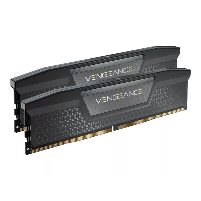 DIMM 32 GB DDR5-4800 (2x 16 GB) kit duplo, memória RAM preta, CMK32GX5M2A4800C40, Vengeance, INTEL XMP