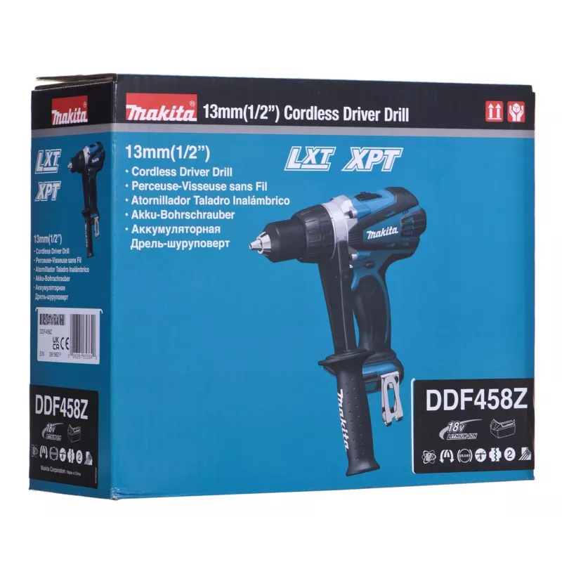 MAKITA. AKKUSCHRAUBER 18V DDF458Z 91/58Nm, sem bateria e carregador