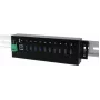 Exsys EX-1110HMVS - Hub - 10 x USB 3.1 Gen 1 - Montagem em calha DIN - DC (EX-1110HMVS)