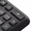 Casio MS-8F calculadora de secretária básica, de 8 dígitos, a pilhas/solar, preta
