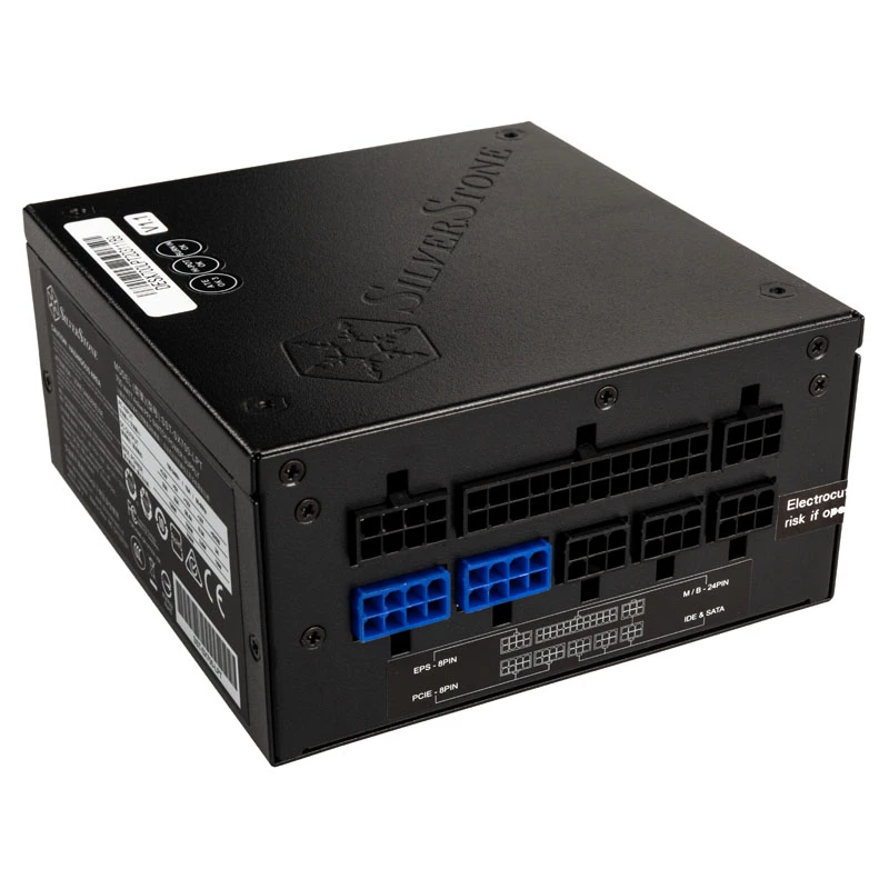 SilverStone SFX Series SX700-LPT - V1.1 - fonte de alimentação (interna) - ATX12V 2.4/ EPS12V / SFX-L - 80 PLUS Platinum - AC 120/230 V - 700 Watt - PFC ativo - preto