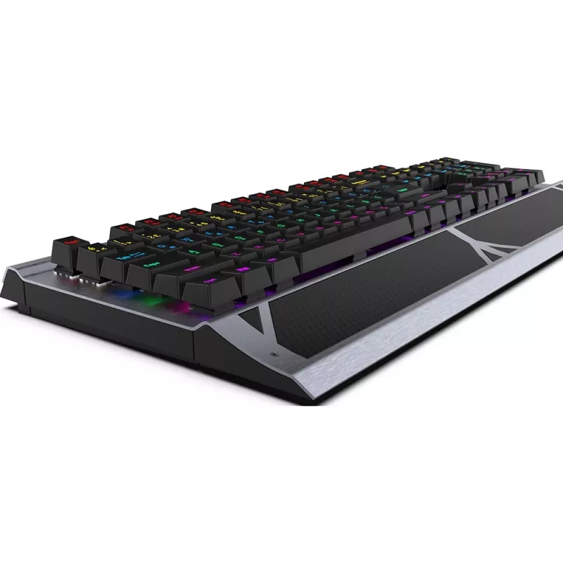 Teclado Gaming Incase IKG-444 Mecânico, RGB, layout alemão retail