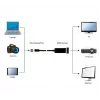 Cabo adaptador de vídeo Gembird A-MDPM-HDMIF-02 Mini DisplayPort HDMI Type-A (Standard) preto