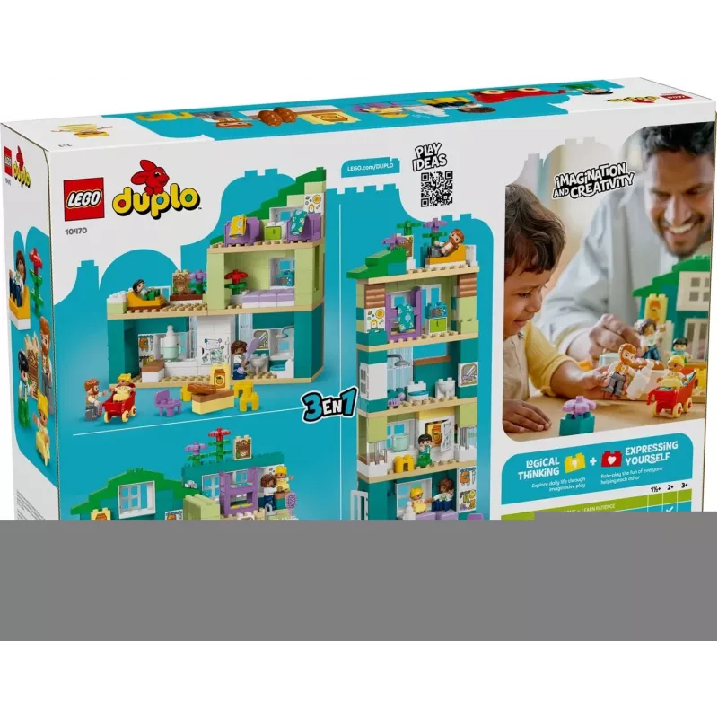 LEGO DUPLO 10470 3-em-1 Casa Familiar Moderna com Figuras