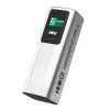 Bateria portátil Green Cell PBGC25UD, 25200 mAh, Li-Ion, 140 W de potência total, 2× USB-C + 1× USB-A, ecrã OLED, caixa em alumínio